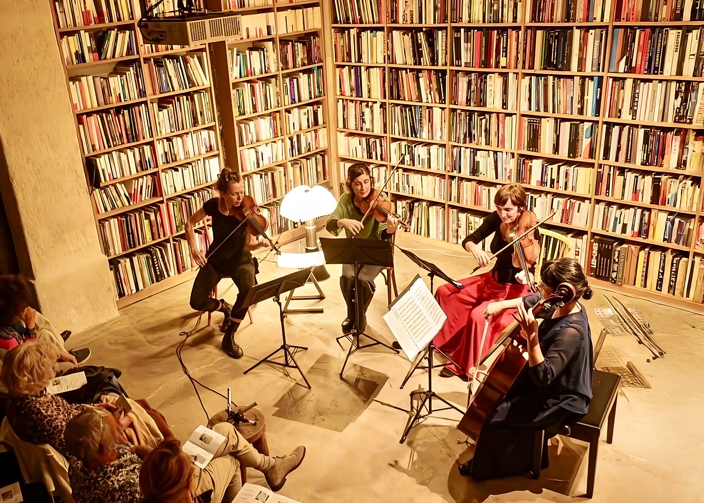 Le Quatuor Fabula en concert à la bibliothèque